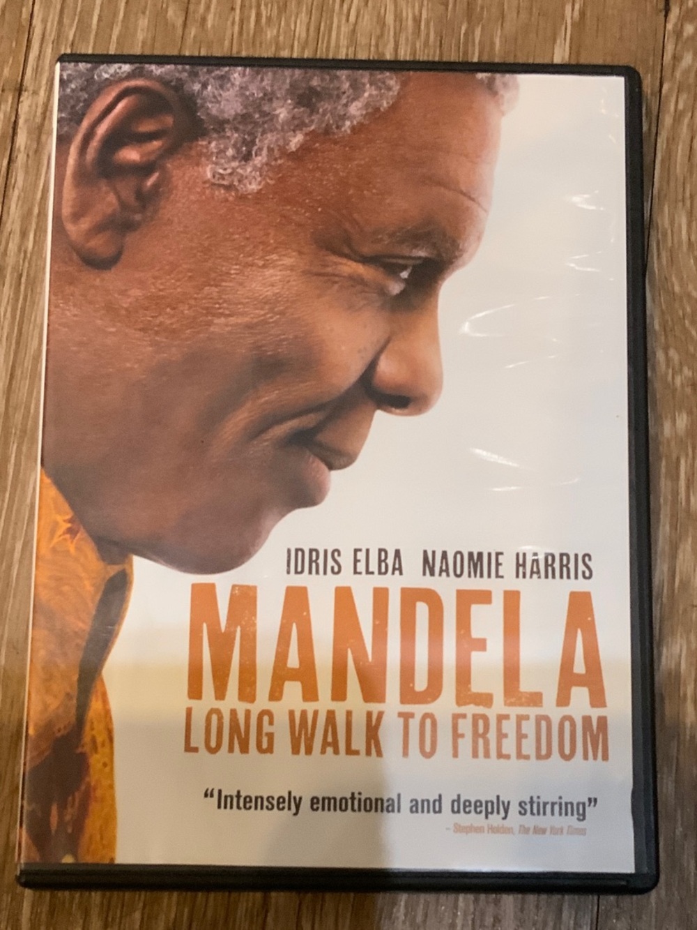 Mandela: Long Walk to Freedom DVD - Brown & White Cover